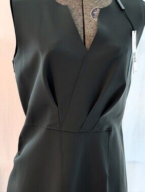Elie Tahari Forest Green Sheen Dress